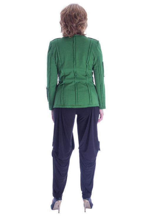 Bluza verde jerse  Liza Panait Liza Panait Online Boutique